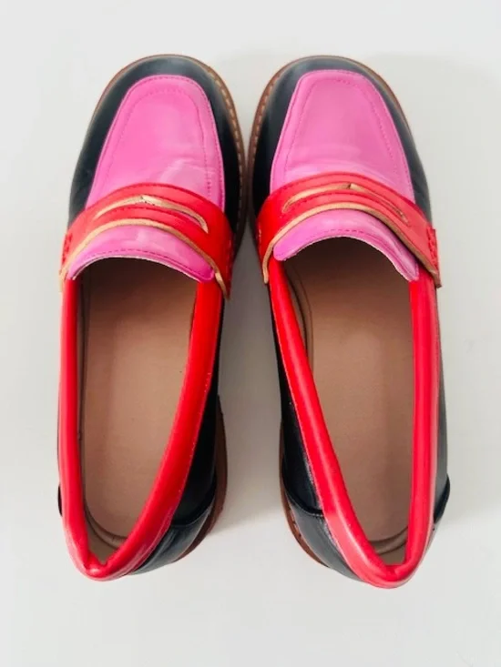 FUNKY Loafers Colourful Slip On NEW Sz 39 US 8.5 - Picture 4 of 6